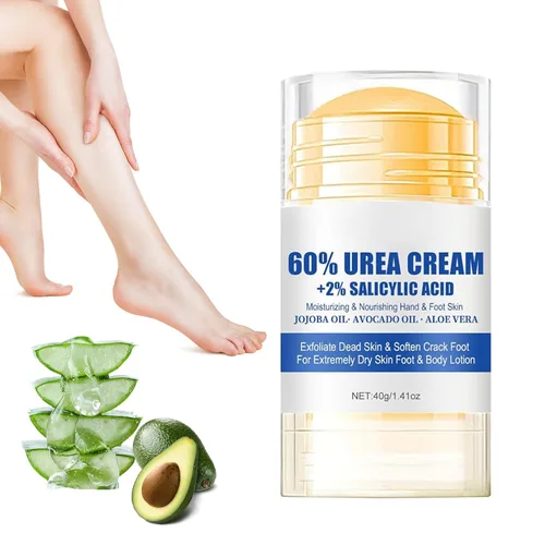 Crema hidratante y antigrietas para pies, hidratante y alivia las grietas y la sequedad para pies, crema reparadora de manos y pies para mujeres y
