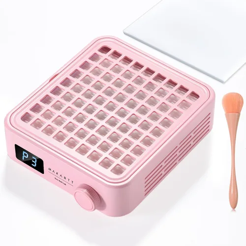 Makartt - Colector de polvo de uñas profesional – Potente máquina de succión silenciosa para uñas acrílicas. Adecuado para manicura y pedicura en