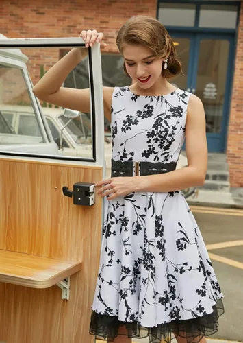 Miniatura 6 de GRACE KARIN Cinturón elástico vintage ancho para mujer.