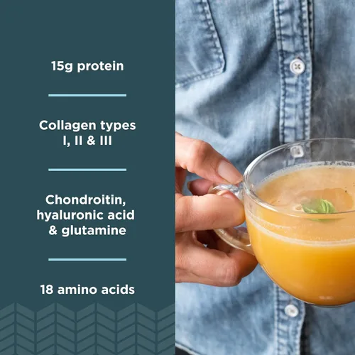 Miniatura 3 de Ancient Nutrition Proteína en polvo de caldo de hueso, sopa de pollo, polvo de caldo de hueso de pollo alimentado con pasto y carne de vacuno, 15g