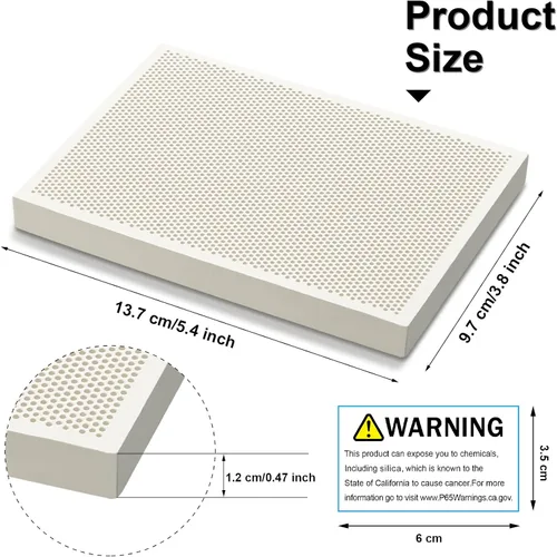 Miniatura 2 de Zonon 2 piezas de tableros de soldadura de cerámica de nido de abeja para soldar, panel de panal de abeja, herramientas de fabricación de bloques