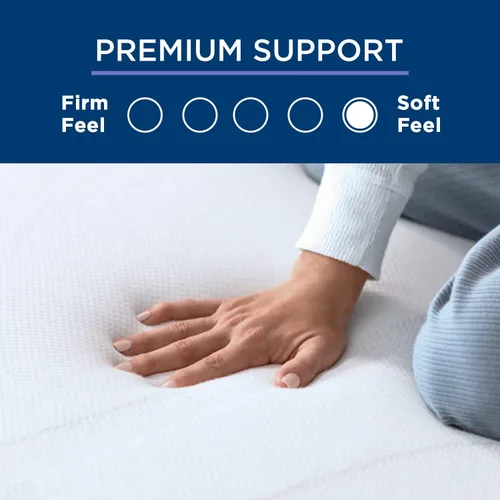 Miniatura 4 de TEMPUR-Adapt - Cubrecolchón de espuma viscoelástica de 3 pulgadas y almohada refrescante doble Tempur-Pedic TEMPUR-Cloud Breeze