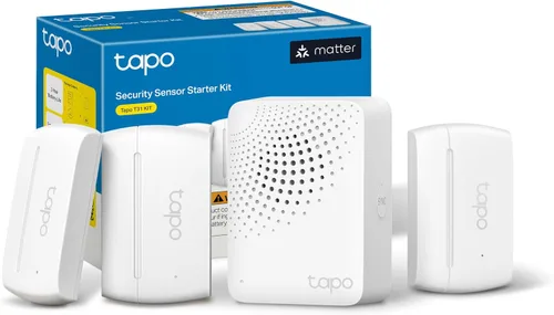 Miniatura 12 de Kit de inicio del sensor Tapo de TP-Link: "1 x Hub H100" + "1 x Sensor de movimiento T100" + "1 x Sensor de contacto T110