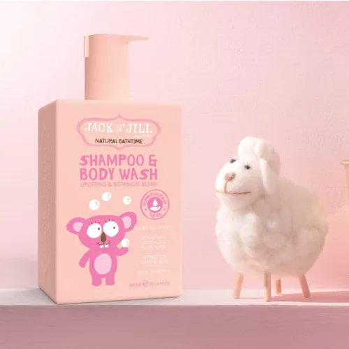Miniatura 5 de Jack N' Jill Natural Bathtime - Champú y gel de baño para niños y bebés, adecuado para pieles sensibles, dermatológicamente probado, sin