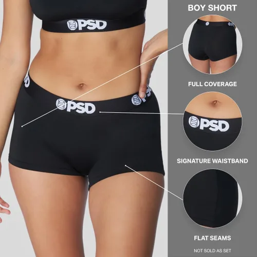 Miniatura 6 de PSD Underwear Womens Boyshorts - Care Bears, Comfortable Boy Shorts Underwear for Women Packs & Singles