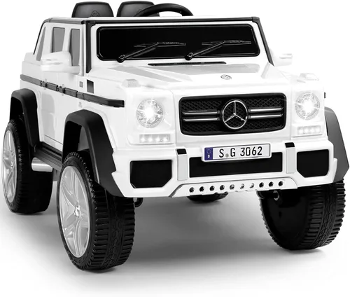 OLAKIDS - Auto de paseo para niños, con licencia Mercedes-Benz Maybach G650S con control remoto, batería de 12 V, juguete de conducción de vehículo