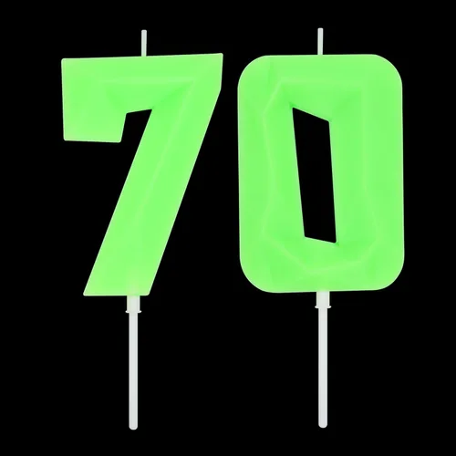 Miniatura 337 de DERVENTA Velas de cumpleaños con números grandes, 3D, color rosa, 3.7 pulgadas, decoración para tartas de fiesta, 1 pieza (número 3 rosa)