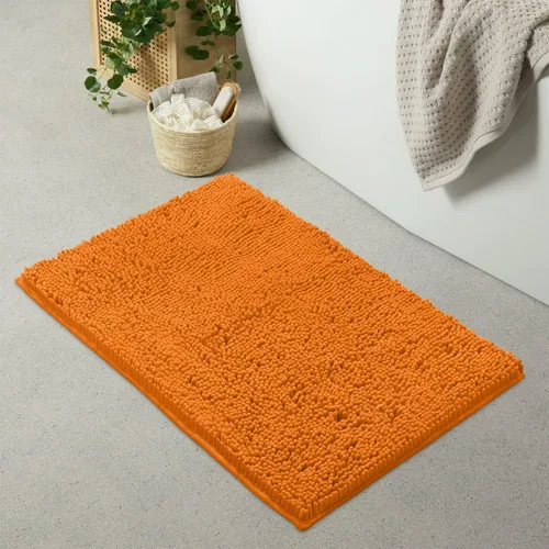 Miniatura 97 de LuxUrux Tapete de microfibra afelpada, de felpilla extrasuave, pelo largo de 1 pulgada, muy absorbente, para baño o ducha, lavar y secar a máquina