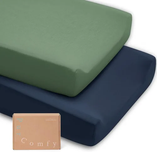 Miniatura 5 de Sábanas bajeras supersuaves para moisés, sábanas de viscosa de bambú de alta calidad, hipoalergénicas, transpirables, para moisés, almohadilla