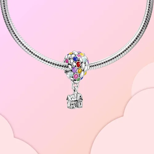 Miniatura 23 de LUXILLA Abalorio de plata de ley 925 para madre, hija, abuela, para familia, amor, madre, hija, abuela, para pulseras, collares, dijes, abalorios