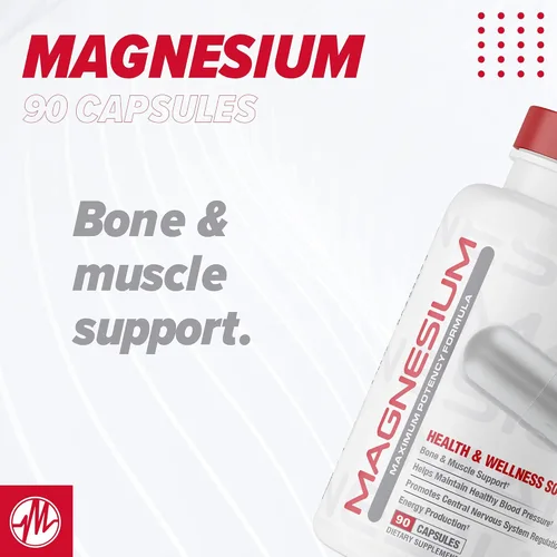 Miniatura 6 de Metabolic Nutrition Magnesio, 650 mg por porción, sin OMG, vegano, sin gluten, 90 cápsulas