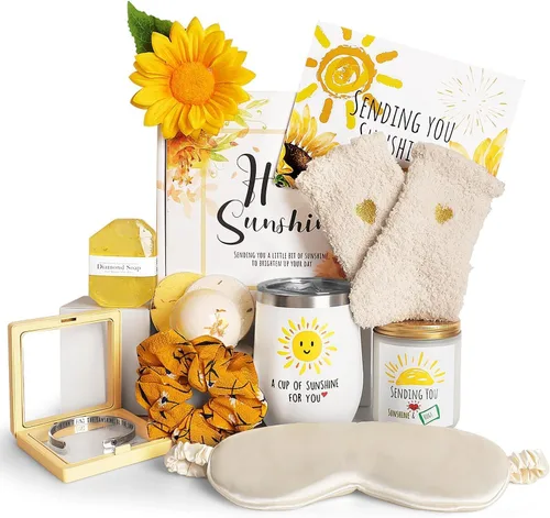 Regalos de cumpleaños para mujeres, envío de regalos de Navidad, cesta de regalos Get Well Soon, paquete de cuidado único, cesta de regalos de spa
