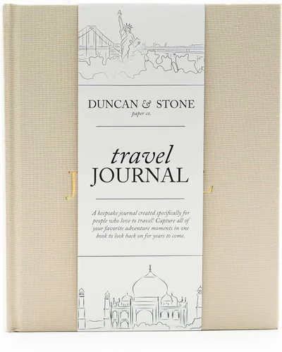 Miniatura 14 de DUNCAN & STONE PAPER CO. Diarios de viaje - Elegante cuaderno de diario para registrar todas tus aventuras de viaje hasta 15 viajes