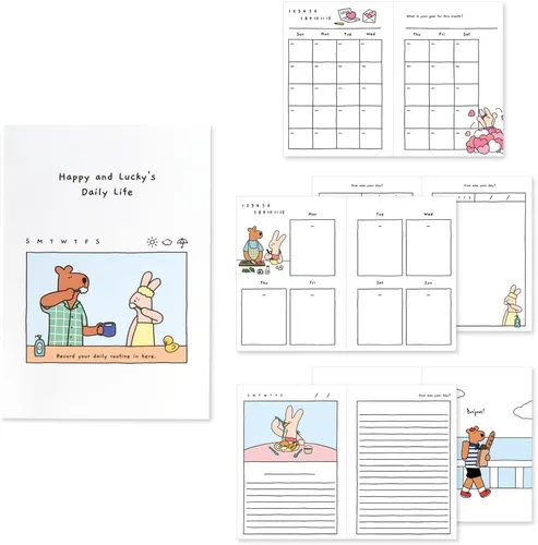 Miniatura 70 de Monolike Ordinary Days Diary Planificador de 6 Meses, Green day - Planificador Académico, Planificador Semanal y Mensual, Organizador