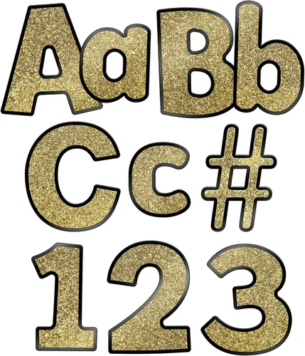 Miniatura 21 de Carson Dellosa 152 Piezas Letras Coloridas de Pizarra para Tablón de Anuncios de 4 Pulgadas para Aula, Letras del Alfabeto en Mayúsculas, Números