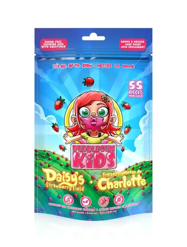 Miniatura 31 de Bubblegum Kids Hannah's Frozen Banana - Goma de mascar sin azúcar Relleno de calcetines, dulces navideños, recuerdos de fiesta, goma de mascar sin