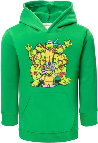 Miniatura 2 de Teenage Mutant Ninja Turtles TMNT Leonardo Michelangelo Raphael - Sudadera con capucha de forro polar para niños pequeños a grandes