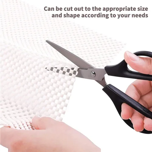 Miniatura 3 de GIBZ Almohadilla antideslizante para alfombra, almohadillas para alfombras de área y suelos de madera dura, proporciona protección y cojín, negro