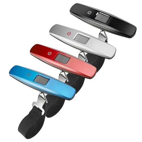 Miniatura 2 de Báscula digital portátil para maleta, báscula colgante, báscula de pesaje de equipaje con luz de fondo y función de tara, capacidad de 110