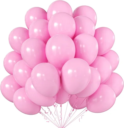 Miniatura 96 de KALOR Globos dorados champagne, 100 piezas de 5 pulgadas de globos mini de látex mate para arco de guirnalda de globos, decoración de cumpleaños