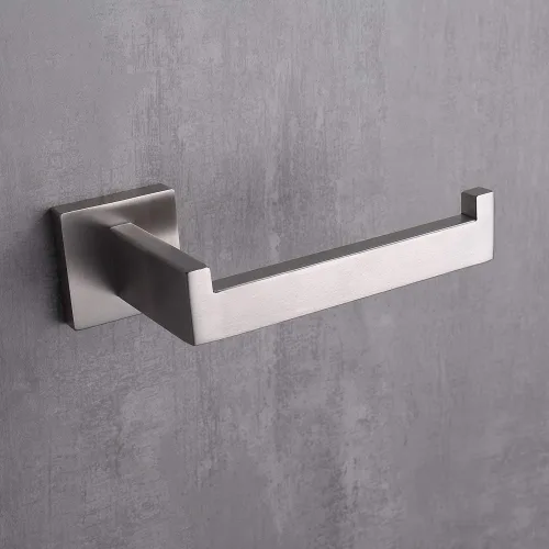 Miniatura 5 de TASTOS Soporte de Papel Higiénico de Níquel Cepillado, Dispensadores y Colgadores de Rollo de Papel Higiénico Montados en Pared para Baño y Cocina