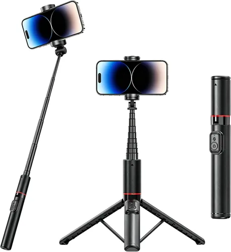 Trípode minimalista Creator para iPhone, trípode compacto de 53 pulgadas con control remoto Bluetooth para vlogging diario, espacio de trabajo de