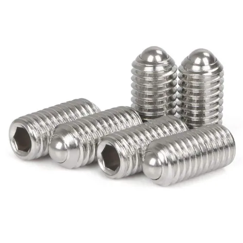 Miniatura 3 de Tornillos de agarre de punta de bola de resorte hexagonal de acero inoxidable M3 x 0.236 in 20pcs