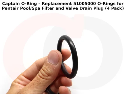 Miniatura 5 de Captain O-Ring – Reemplazo 51005000 O-Rings para filtro de piscina/spa Pentair y tapón de drenaje de válvula (paquete de 4)