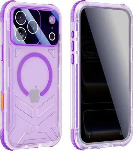 Miniatura 17 de Funda impermeable para iPhone 15 con Magsafe, protector de pantalla, cordón, IP68 militar de cuerpo completo a prueba de golpes, para deportes