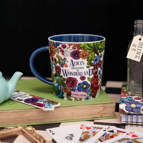 Miniatura 5 de Taza de amantes de libros Steel Mill & Co., linda taza de café/té de cerámica con asa para club de lectura, taza de café temática de lectura de 14