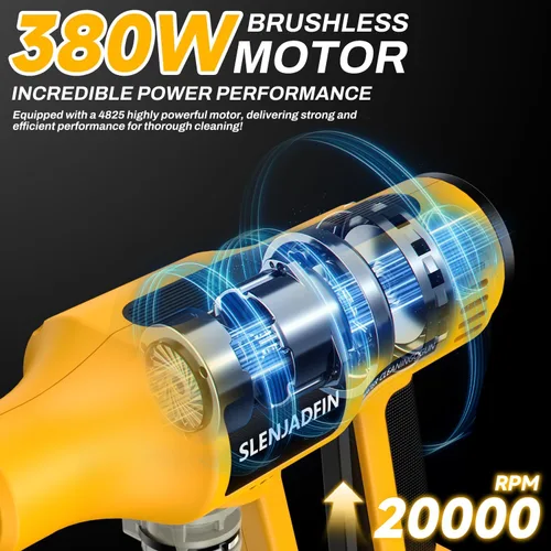 Miniatura 2 de Lavadora a presión inalámbrica para batería Dewalt 20V 700 PSI Lavadora de energía portátil de mano con boquilla 6 en 1 cañón de espuma