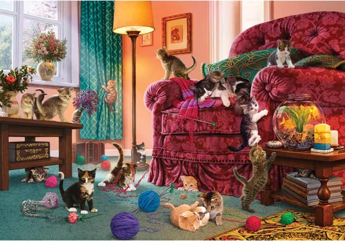 Miniatura 9 de Anatolian Puzzle - Tocador de gatos, rompecabezas de 260 piezas, #3344