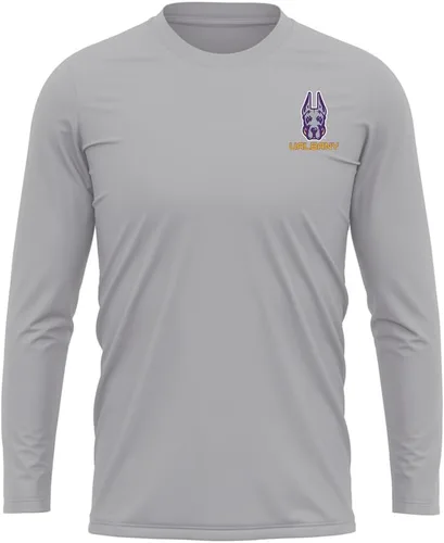 Miniatura 327 de Camisa deportiva de manga larga oficial de la NCAA Collegiate para hombre, con logotipo en el pecho izquierdo, colección Athletic Heather