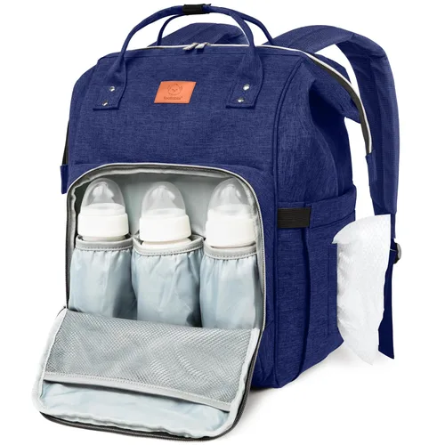 Miniatura 13 de Mochila para Pañales de KeaBabies - Gran Mochila para Bebés, para Niños y Niñas, Mochila de Pañales Impermeable de Gran Capacidad con Funciones Azul