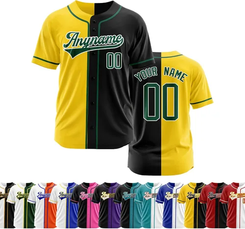 Miniatura 13 de Camiseta de béisbol personalizada con número de nombre cosido o impreso, camiseta de béisbol para hombres, mujeres, jóvenes, camiseta de béisbol