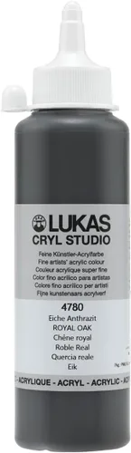 Miniatura 63 de Lukas CRYL Studio Artist - Pintura acrílica para artistas, Alizarín Carmesí, botella de 250 ml - Pinturas acrílicas de alto pigmento para pintar