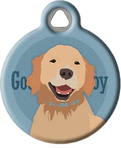 Miniatura 13 de Good Boy Airedale - Etiqueta de identificación personalizada para mascotas para perros y gatos, tamaño grande
