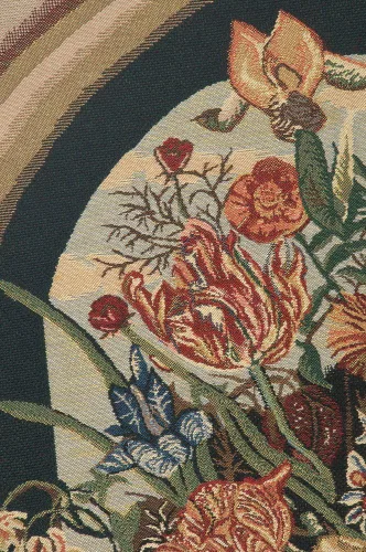 Miniatura 3 de Ambrosius Bouquet Belgian Tapestry - 33 in. x 40 in. Algodón/Viscosa/Poliéster por Ambrosius Bosschaert