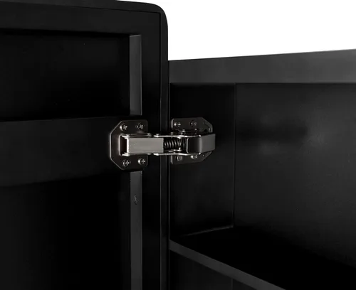 Miniatura 8 de Espejo de gabinete de medicina de 24 x 16 pulgadas, espejo negro empotrado o montado en la pared con estantes de almacenamiento, espejo moderno