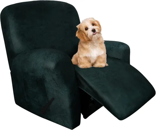 Miniatura 20 de molasofa Fundas de cuero para sillas reclinables, fundas para sillas reclinables grandes para silla reclinable, 4 piezas, fundas lavables que se