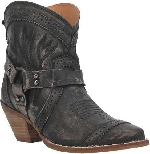 Miniatura 2 de Dingo Mujeres Gummy Bear Snip Toe Casual Botas Tobillo Tacón medio 2-3" - Azul, Azul