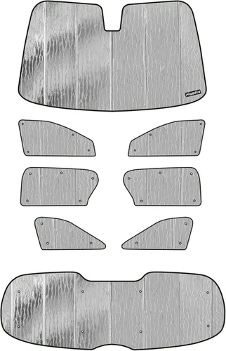 Pigenius Parabrisas y parasol lateral para Toyota Sienna (2021-2025) | Armadura de espuma gruesa de ajuste personalizado completo para vehículos (8