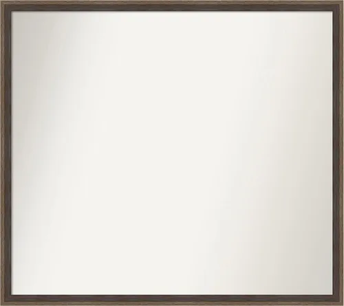 Miniatura 50 de Amanti Art Brown Bathroom Mirror for Over Sink, 23x41 Custom Made Hardwood Wedge Mocha Rectangle Vanity Mirror, Large Modern Wood Frame, Hangs