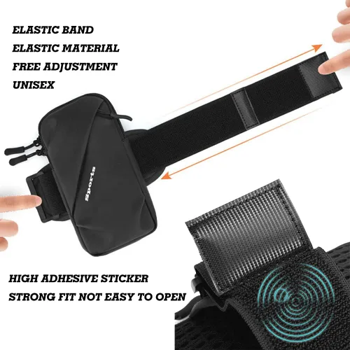 Miniatura 2 de Funda resistente al agua para teléfono celular, soporte para correr para brazalete para correr bandas de brazo de teléfono con entrenamiento - Se