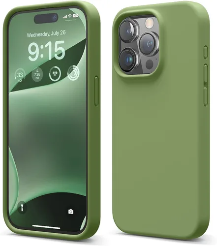 Miniatura 16 de elago Compatible con Funda para iPhone 15 Pro, Funda de Silicona Líquida, Cubierta Protectora de Cuerpo Completo, Resistente a Golpes, Funda Delgada