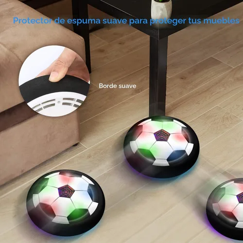 Miniatura 2 de Toyk Juguetes para niños – Pelota de fútbol LED Hover – Pelota de entrenamiento de energía aérea para jugar al fútbol en interiores y exteriores