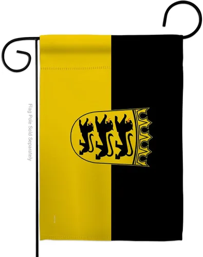 Baden Württemberg Garden Flag Regional Germany States Central Europe Territory Old History Country Particular Area Small Decorative Gift Yard House