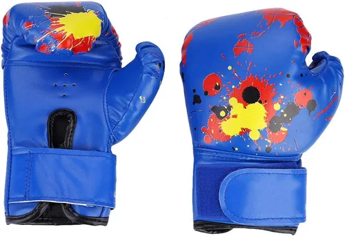 Miniatura 5 de Guantes de boxeo para niños de 0 a 6 meses y 1 2 años, color azul