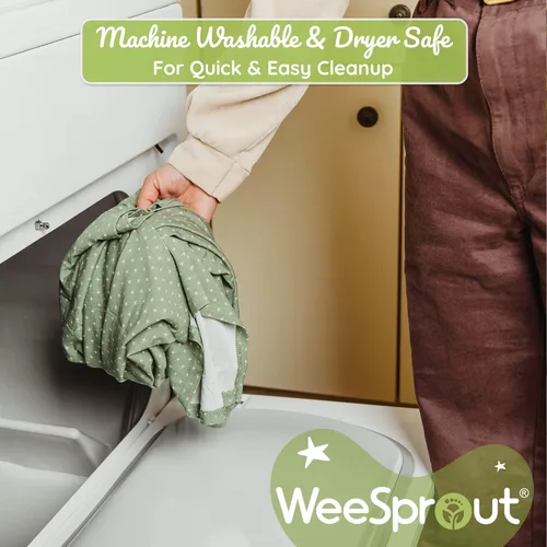Miniatura 7 de WeeSprout Cubierta de Lactancia para Amamantar, Poncho de Lactancia Suave y Transpirable, Inserción para el Cuello para Ver sin Manos, Cubierta