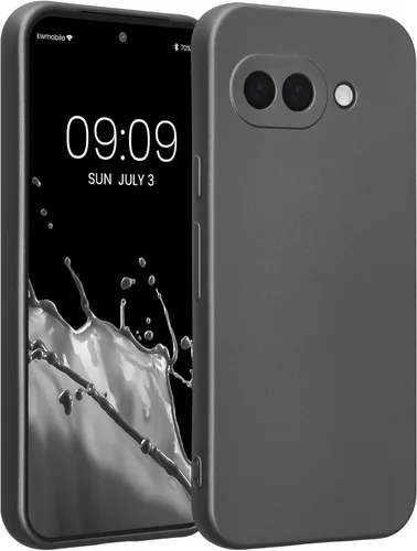 Miniatura 177 de kwmobile Funda compatible con Google Pixel 9 Pro - Funda protectora delgada de TPU para teléfono - Acabado mate suave - Negro mate
